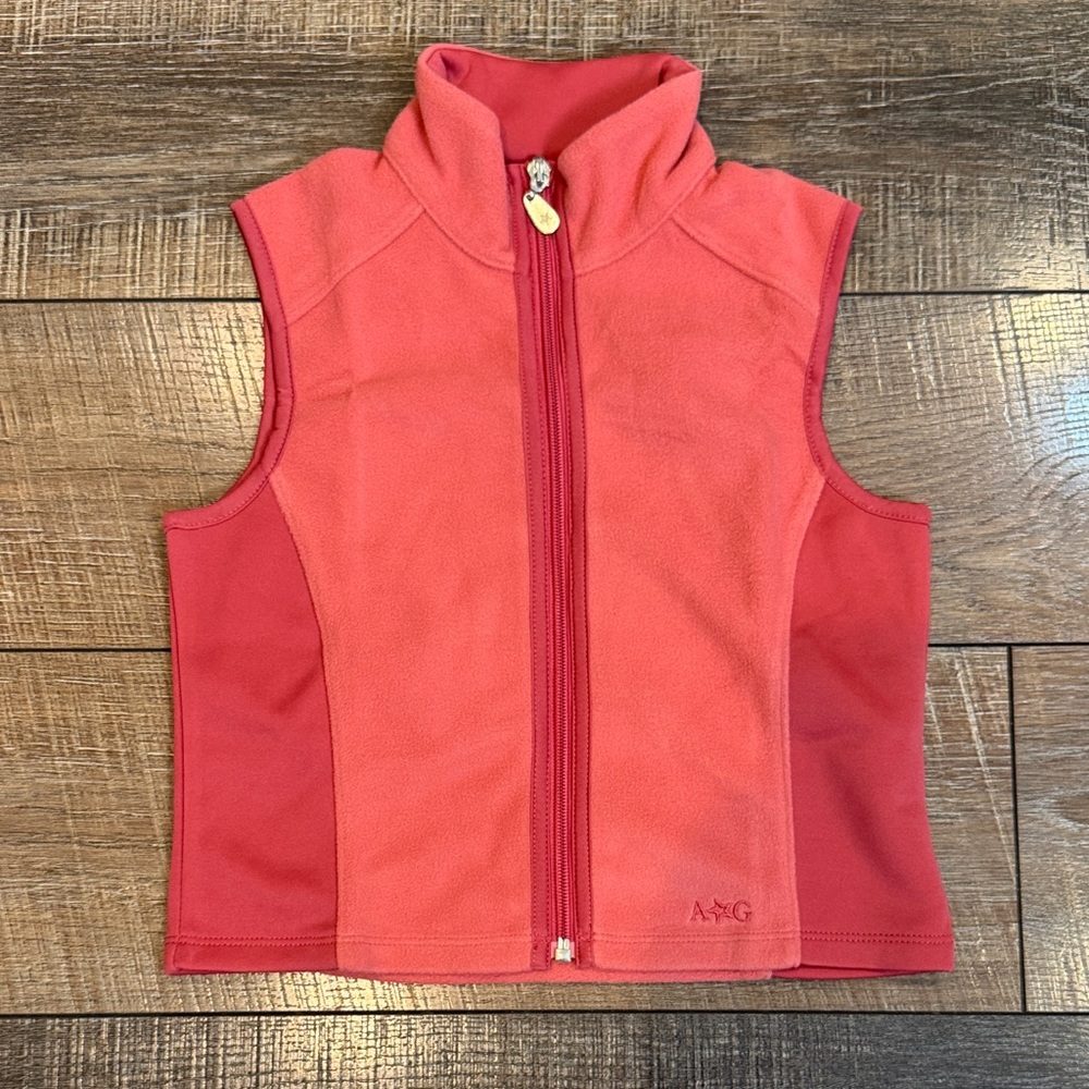 NEW American Girl Coral Sleeveless Vest size 8